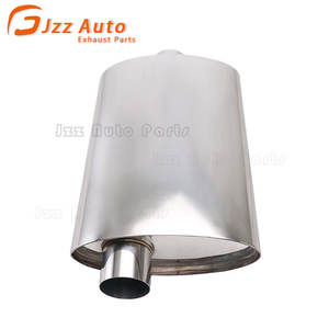 <span class=keywords><strong>Silencieux</strong></span> central de tuyau d'échappement de pièces d'auto acier inoxydable 2.5/3 pouces découpe <span class=keywords><strong>9</strong></span>*4 pouces <span class=keywords><strong>silencieux</strong></span> de résonateur d'échappement de corps ovale pour la voiture - Product Image 4