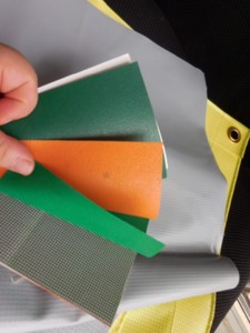 Customized Size PVC Tarpaulin Fabric in Various Colors <strong>Water</strong> <strong>Proof</strong> Construction <strong>Material</strong> - Product Image 3
