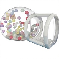 Tente Dôme Transparente Commerciale Gonflable pour Fêtes en Plein Air, Idéale pour l'Accueil de Grands Événements et de Fêtes à Ballons