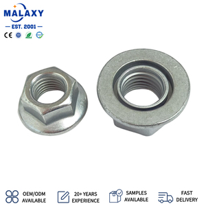 Écrous à bride hexagonale en acier au carbone Malaxy en gros M3 M4 M6 M7 M8 M10 M12 <span class=keywords><strong>avec</strong></span> <span class=keywords><strong>rondelle</strong></span> à bride rotative - Product Image 5