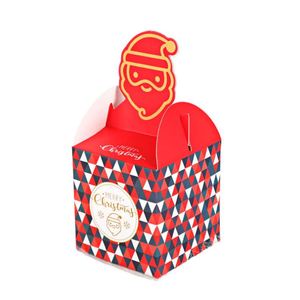 Cajas de embalaje de papel de regalo de Navidad personalizadas para aperitivos de pastel de caramelo para golosinas de víspera con impresión de laminación mate - Product Image 3