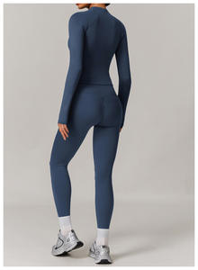 <span class=keywords><strong>Donne</strong></span> <span class=keywords><strong>che</strong></span> personalizzano tute Fitness set Yoga abbigliamento sportivo Pilates esercizio e abbigliamento da corsa - Product Image 5