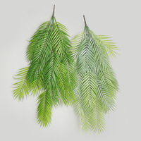 YOPIN-3710 de haute qualité bambou palmier fougère feuilles artificielles plantes suspendues pour la décoration de jardin à la maison