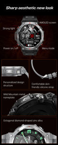 2026 Fashion Smart Watches KT85 Heart Rate Monitoring 5ATM Waterproof AMOLED Sport Smartwatch for Men Women - Product Image 5