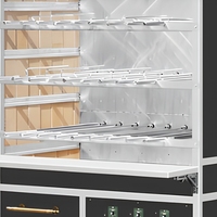 Grill Rotisserie Commercial en Acier Inoxydable au Charbon de Bois sur Chariot, Origine Guangdong Chine, pour Restaurants, Hôtels et Traiteurs