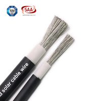 TÜV SAA genehmigt Dual Cores 2 Core 1000m 4 mm2 Solar Pv1-f Batterie Stromkabel DC Kupfer Auto Solar kabel 6mm ² für Sonnensystem