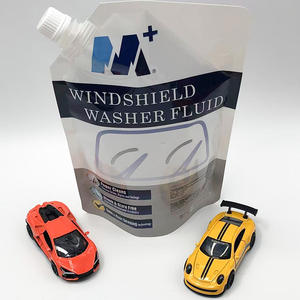 Bolsa de pie de embalaje brillante de 1L personalizada, bolsa portátil duradera para bolso, bolsa con caño para limpiador de ventanas de coche, líquido químico - Product Image 5