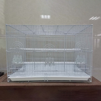 Cage à oiseaux portable en fil de fer pour petits oiseaux, idéale pour l'extérieur - Vente en gros