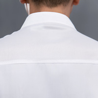 Uniforme de Chef Homme Manches Courtes Respirant pour Hôtellerie Restauration Cuisine Pâtisserie Vêtements de Travail Transfrontaliers Personnalisables pour Hommes