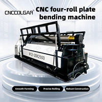 CNCColgar 20X2500mm Hydraulische 4-Walzen-Blechbiegemaschine Zuverlässige CNC-Blechbiegemaschine für die Metallverarbeitungsindustrie