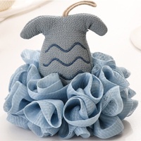 Éponge de bain personnalisée en forme d'animal pour enfants, exfoliante et douce, boule de douche, loofah