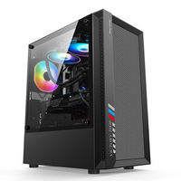 Boîtier PC de Bureau en Métal Personnalisé pour Gaming, Format mATX, USB 3.0, avec Fenêtre Latérale