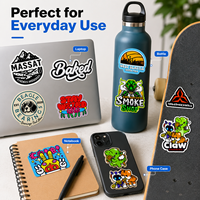 Autocollant personnalisé avec impression étanche, logo, emballage, vinyle brillant, holographique, découpe personnalisée, épreuvage gratuit