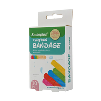 Bandages pour enfants OEM en PE, en vrac, colorés, flexibles, néon, imperméables, respirants, pour protéger les coupures et les égratignures des enfants