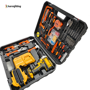 Kit combinado de taladro eléctrico inalámbrico <span class=keywords><strong>Craftsman</strong></span> Mechanic, nuevo Kit de herramientas multifuncionales para el hogar, juego de herramientas de carpintería de grado DIY, batería - Product Image 5