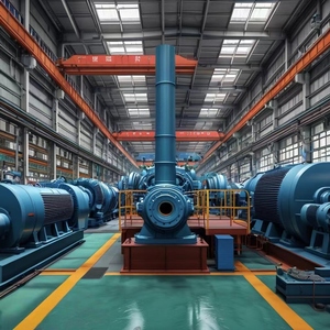 קיטור טורבינת קיטור גנרטור כוח צמח צנטריפוגה צינור מאוורר פלסטיק להבים 380v - Product Image 4