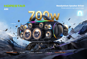<span class=keywords><strong>Haut</strong></span>-<span class=keywords><strong>parleur</strong></span> de fête Hopestar A90 original, basses puissantes, portable, 700W, caisson de basses, étanche, enceintes de karaoké d'extérieur, professionnelles - Product Image 2