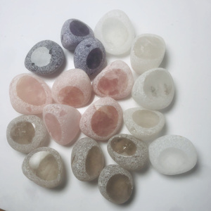 Vente en gros, pierre de mer naturelle, cristal de guérison, quartz, œuf ema, pierre précieuse, artisanat populaire pour la décoration - Product Image 2