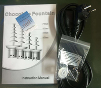 Offre Spéciale – Machine Électrique Moderne à 5 Niveaux en Acier Inoxydable pour Faire Fondre et Tempérer le Chocolat 110V/220V CT-CF1205 – Idéale pour Hôtels et Fontaines à Chocolat