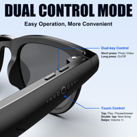 Les Nouvelles Lunettes de Soleil Intelligentes Caméra Audio Sans Fil Casque Écouteur pour Appels et Musique Casque Connecté Portable