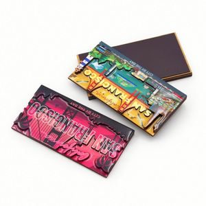 Various Styles Custom Country Souvenir Printed <b>Fridge</b> 9Cmx7cm Mdf Wood Epoxy Magnet - Product Image 2