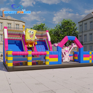 Parc d'attractions gonflable robuste pour la <span class=keywords><strong>location</strong></span>, aire de jeux gonflable durable avec sac de transport - Product Image 1