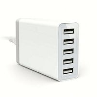 Adaptateur de charge intelligent 5 ports USB 40W, accessoires pour téléphone portable, chargeur USB pour smartphone