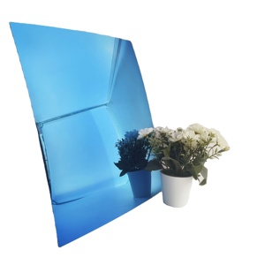 زجاج عالي الجودة عاكس محدب أزرق للرؤية الخلفية للسيارة - Product Image 1