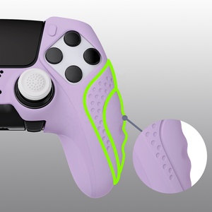 Low MOQ DIY OEM Ergonomic Soft Silicone Protective Shell <b>Controllers</b> Case Cover <b>Skin</b> for Custom <b>PS5</b> Edge With Joystick - Product Image 4