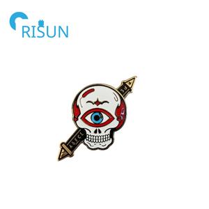 Broche œil bleu en métal, fabrication de badges, broche œil <span class=keywords><strong>mal</strong></span>éfique en émail dur personnalisée, tendance mode - Product Image 5