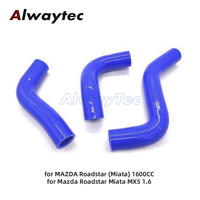 Pour Mazda Roadstar Miata MX5 1.6 1.8 RX8 SE 3P série 3 04-07 Kit de tuyau de Turbo en Silicone Kit de Tube de rayonnement de refroidissement de moteur automatique