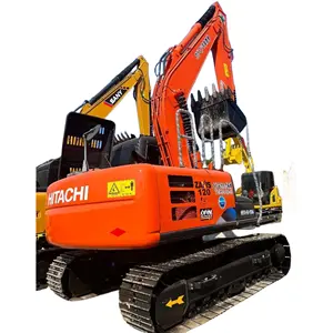 원래 사용 된 HITACHI ZX120 120 유압 크롤러 굴삭기 중고 일본 기계 굴착기 미니 굴삭기