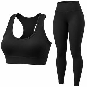 Conjunto Deportivo de Dos Piezas Personalizado para Mujer, Ropa de Yoga Transpirable con Logotipo y Empaque Personalizados - Product Image 5