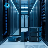 وحدة بطارية SOCOMEC Safe LiFePO4 بسعة 25 أمبير في الساعة مع نظام إدارة البطارية الذكي، بطارية ليثيوم حديد فوسفات لأنظمة UPS ومراكز البيانات والطاقة الاحتياطية الأمنية