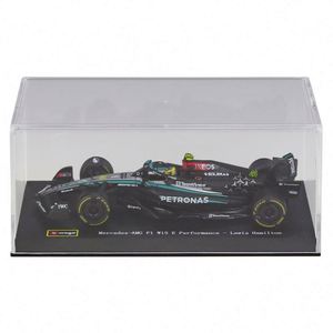 Modèle de voiture de course Formule 1 en alliage moulé sous pression 1:43 2024, style F1, véhicule à roues ouvertes, avec vitrine en acrylique, objet de collection, vente en gros - Product Image 1