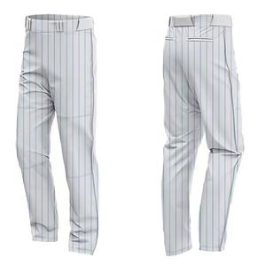 FQ pantalon de Baseball personnalisé sur-déposé imprimé en gros pantalon de Baseball classique rayures uniforme de Baseball - Product Image 3