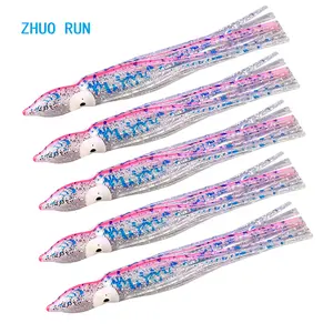 Zhuo Run 도매 12cm 4g 중공 색 문어 머리 청새 오징어 미끼 오징어 스커트 오징어 트롤링 미끼