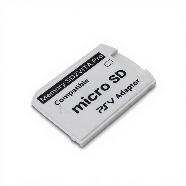 OEM TF to PSV1000/2000 Card Case Conversion Tray with SD2VITA Pro Support for Vita Memory Cards