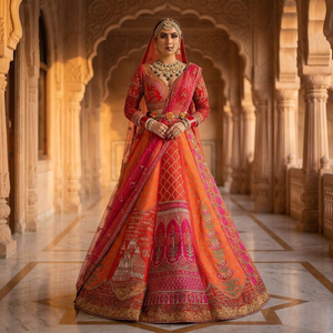 Designer Velvet Lehenga Work All Over for Women for Wedding Dresses Bride Online Shopping Surat,india - Product Image 3