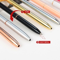 Nouveaux stylos à bille en métal colorés à gros diamants, logo personnalisé, design brillant avec cristaux et strass, pointe de 0,5 mm, encre noire Cania