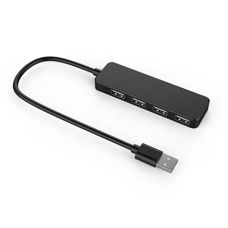 4-Port USB 2.0 Hub USB çoklu Hub yüksek hızlı veri aktarımı 4 in 1 USB Hub