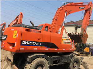 DH210W-7 Doosan d'occasion de bonne qualité Pelles sur pneus Coréen Doosan Occasion 21 tonnes Pelleteuse Machines de construction - Product Image 6