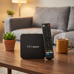 Caja de TV Android XS97 Económica, Amlogic S905Y4, 4GB 32GB, WiFi de Doble Banda, HDR 4K, Reproductor Multimedia AV1, Decodificador Inteligente, Mejor Precio - Product Image 1