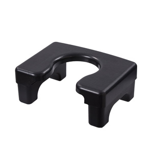 Kursi Lipat Minimalis Putih Hitam Abu-abu dari Plastik PP untuk Lansia Pria atau Wanita, Ukuran S L, untuk Ruang Tamu dan Kamar Mandi - Product Image 3