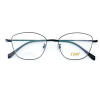 Montures de lunettes œil-de-chat ultra-légères en titane massif style Xiao Xiang pour hommes et femmes, plaqué IP, tendance
