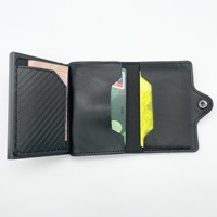 Porte-cartes POP-UP en cuir véritable, Design personnalisé, portefeuille Slim avec étiquette Air intelligente, Apple Air Tag, collection 2021