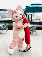 Costume de poupée de dessin animé Lina Belle Duffy Bear, accessoire de marche Star Dailou, pour réunion annuelle, performance, célébrité d'Internet, influenceur