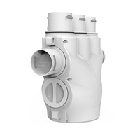 Boîtier de raccordement/boîte de jonction en plastique ABS PE pour climatisation extérieure, marque MIA, garantie 1 an, durable pour usage en entrepôt (grilles de ventilation)