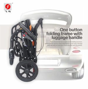 Silla de Ruedas Manual Plegable Estándar de Aluminio, Portátil, Ligera, con Ruedas Pequeñas, Silla de Ruedas de Movilidad - Product Image 5