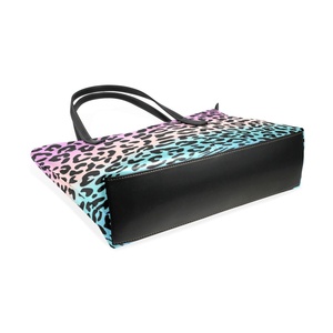 Nouveauté Sacs fourre-tout personnalisés à imprimé léopard rose Sacs fourre-tout en cuir PU de haute qualité Sacs à main pour femmes 2025 - Product Image 4